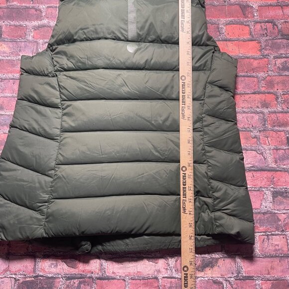 L.L.Bean Women's Boundless Down Puffer Vest Olive Green Size L Downtek - Picture 8 of 9